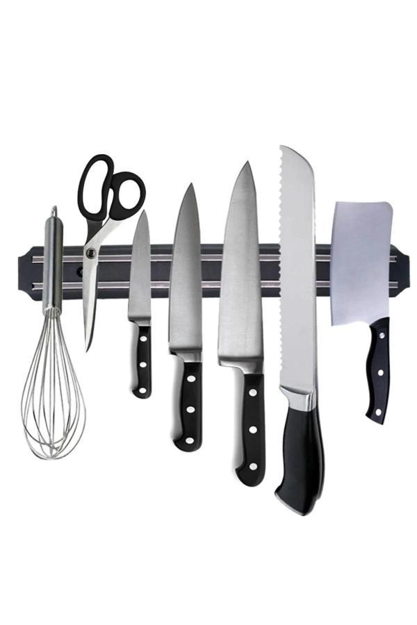 Bak Gel Al Mıknatıslı Paslanmaz Duvar Bıçak Askısı Standı - 33 Cm - Image 1