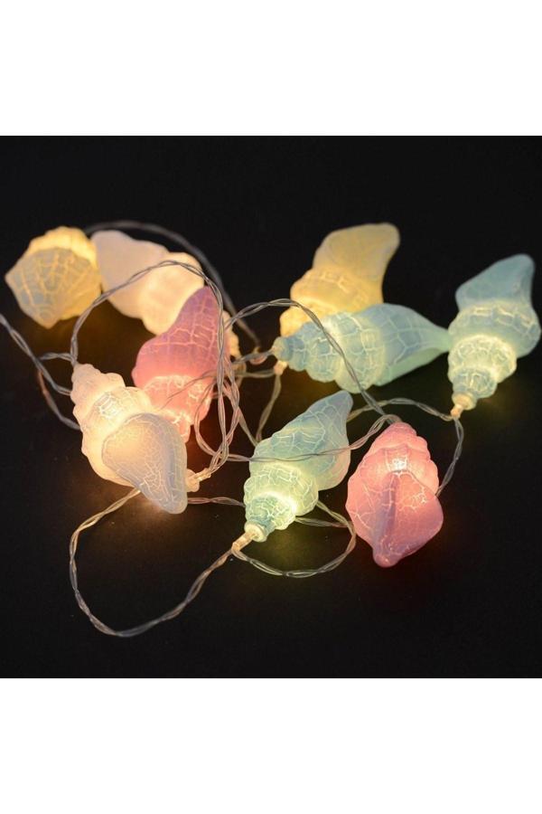 Bak Gel Al Deniz Kabuğu Şeklinde Renkli Sıralı Led Lamba - Image 1