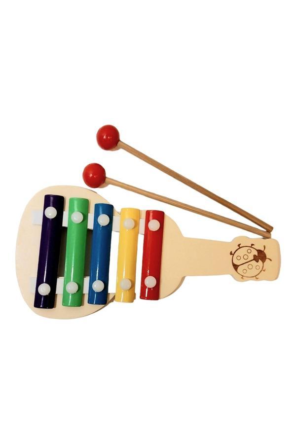 Bak Gel Al Gitar Şeklinde Küçük Ksilofon - Image 1