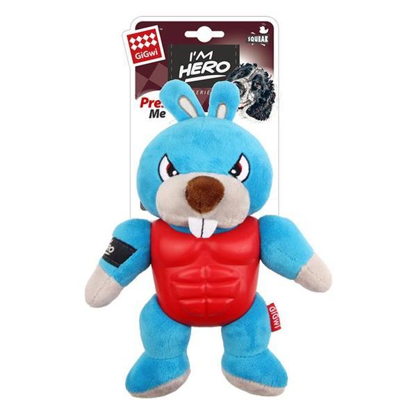 8089 Sesli Süper Kahraman Tavşan Peluş Oyuncak - Image 1