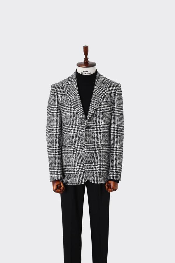 Günlük ve Ofis İçin Slim Fit Erkek Ceket-KAW5098W - Image 1