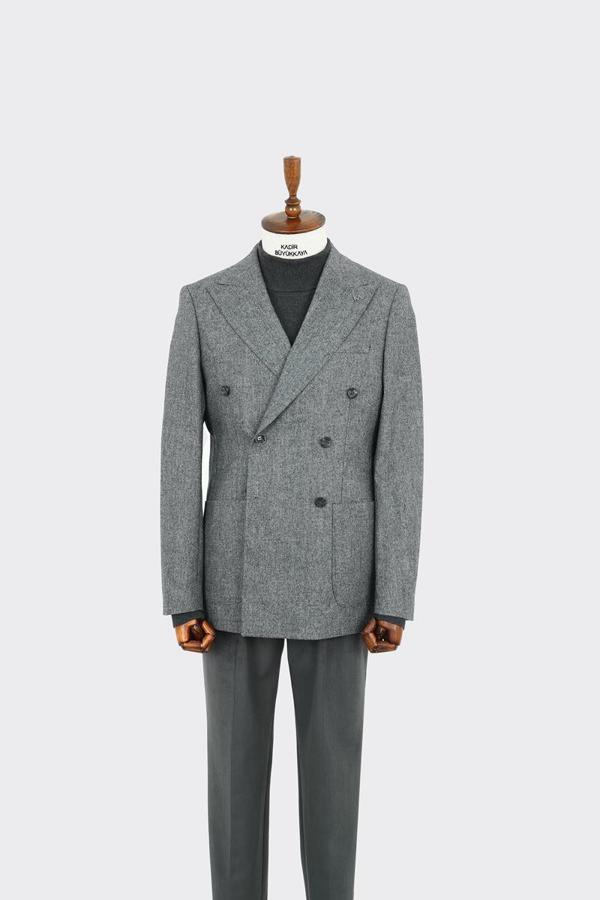 Kruvaze Erkek Ceket-KAW5240W - Image 1