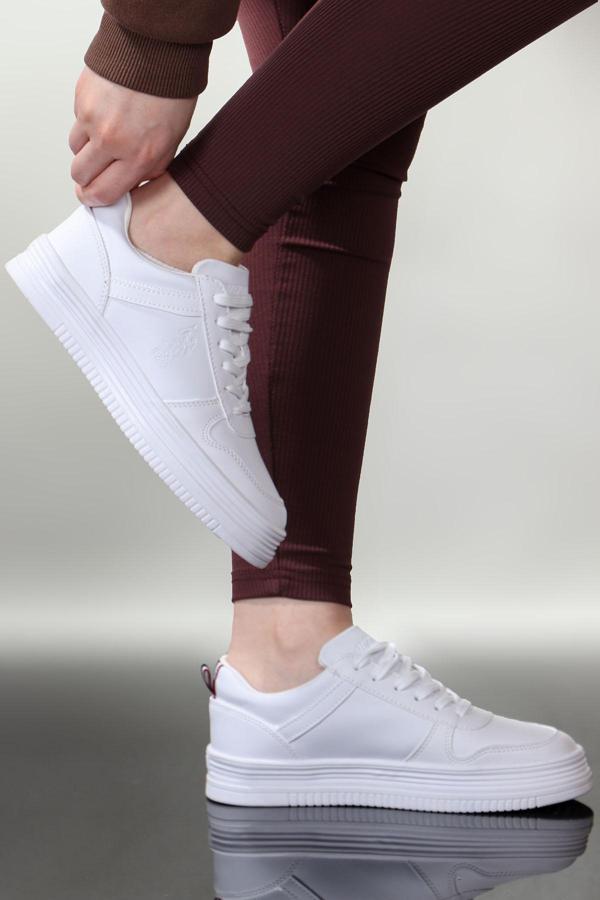 U.S. Polo Assn. Suri Rahat Taban Cilt Kadın Sneaker Ayakkabı - Image 1