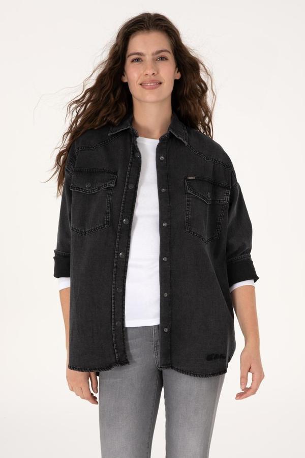 U.S. Polo Assn. Kadın Denim Gömlek 2109074 - Image 1