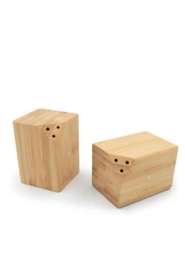 BAMBU 2 Lİ MIKNATISLI TUZLUK - Image 1