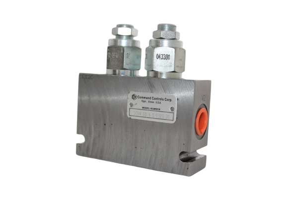 Command Controls DCBA 08 N S 03BS Hidrolik Çift Sayaç Valfi – 3000 PSI Denge Valfi - Image 1