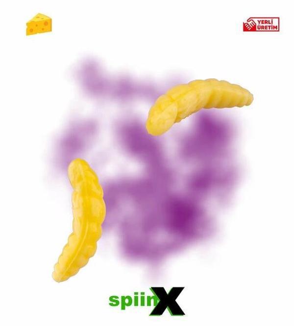 SPIINX PUPA SİLİKON YEM 35MM 12Lİ PEYNİR AROMALI UV Lİ RENK: HOT YELLOW - Image 1