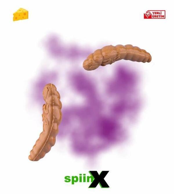 SPIINX PUPA SİLİKON YEM 35MM 12Lİ PEYNİR AROMALI RENK: COFFEE - Image 1