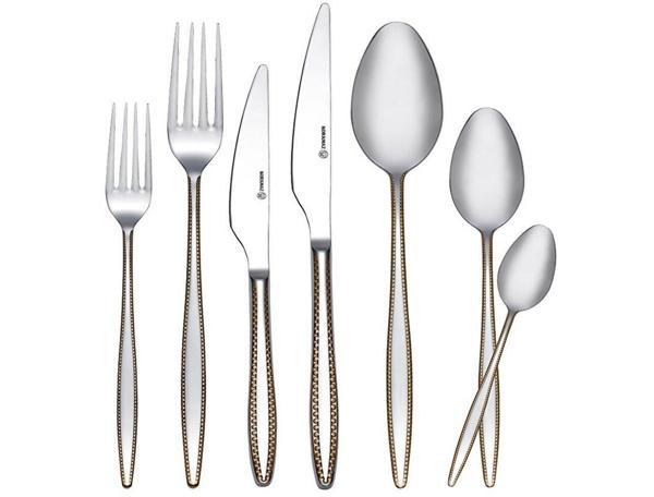Korkmaz A2519 Felisa Gold 84 Parça Çatal Kasik Takımı - Image 1