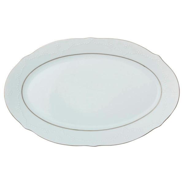 Porland Queen Platin Kayık Tabak 30cm - Image 1