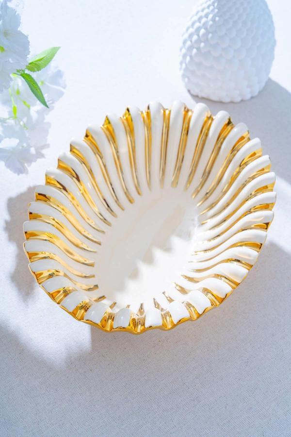 Acar Alba Dekoratif Oval Sunum Tabak - 32 cm - Image 1