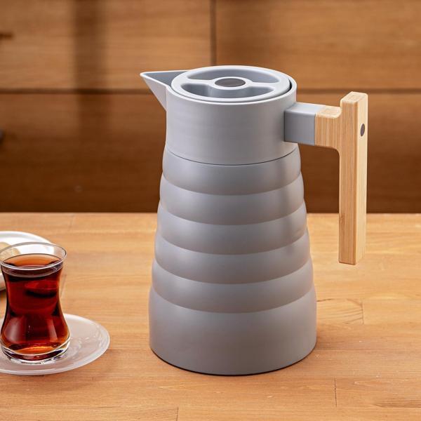 Emsan Emboss 2 Litre Termos Gri - Image 1