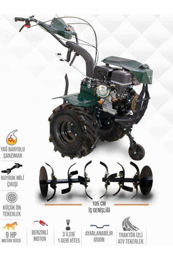 Kaan 36S3 9Hp Benzinli Çapa Makinesi 3X1 Vites - Image 1