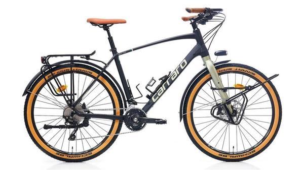 CARRARO CR-T TRAIL ERKEK ŞEHİR BİSİKLETİ 480H HD 27.5 JANT 30 VİTES MAT SİYAH YEŞİL KAMUFLAJ - Image 1
