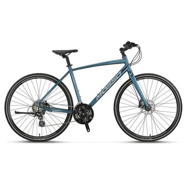 MOSSO LEGARDA-PRO-X21-MDM ERKEK ŞEHİR BİSİKLETİ 560H HD 28 JANT 21 VİTES MAVİ GÜMÜŞ - Image 1