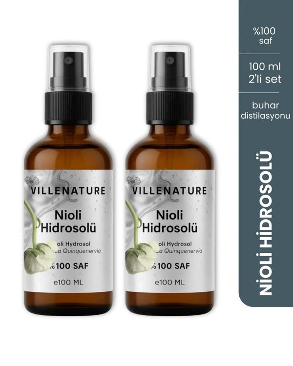 Villenature 2'li Set Nioli Hidrosolü “Niaouli Hydrosol” (Melaleuca Leucadendron Viridiflora) 100 ML - Image 1