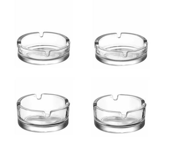 Lav keyf cam küllük - 4 lü kül tablası seti küçük-büyük - Image 1