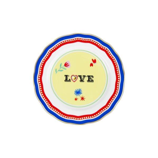 Baci Milano Mamma Mia Love Yazılı Tabak 22 Cm - Image 1