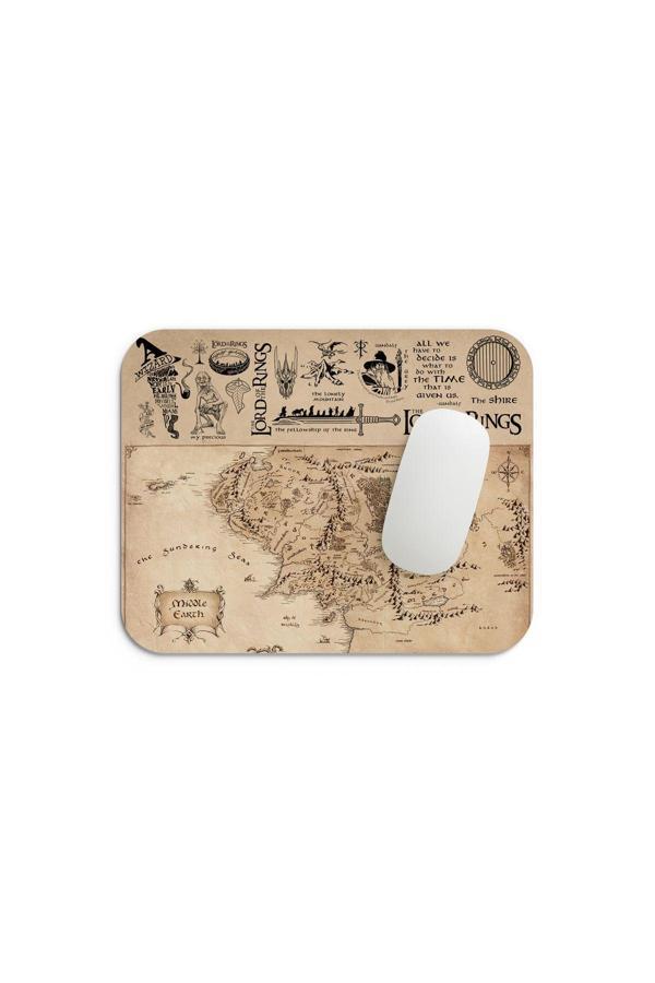 LOTR Yüzüklerin Efendisi Orta Dünya Mouse Pad - Image 1