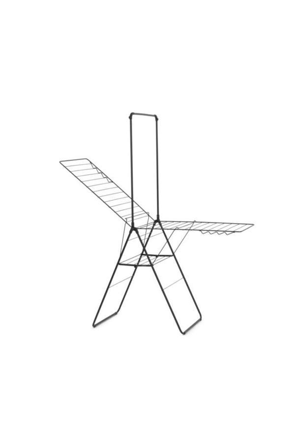 Brabantia Mat Siyah Ekstra Askılıklı Çamaşır Kurutma Askısı-25 Metre - Image 1