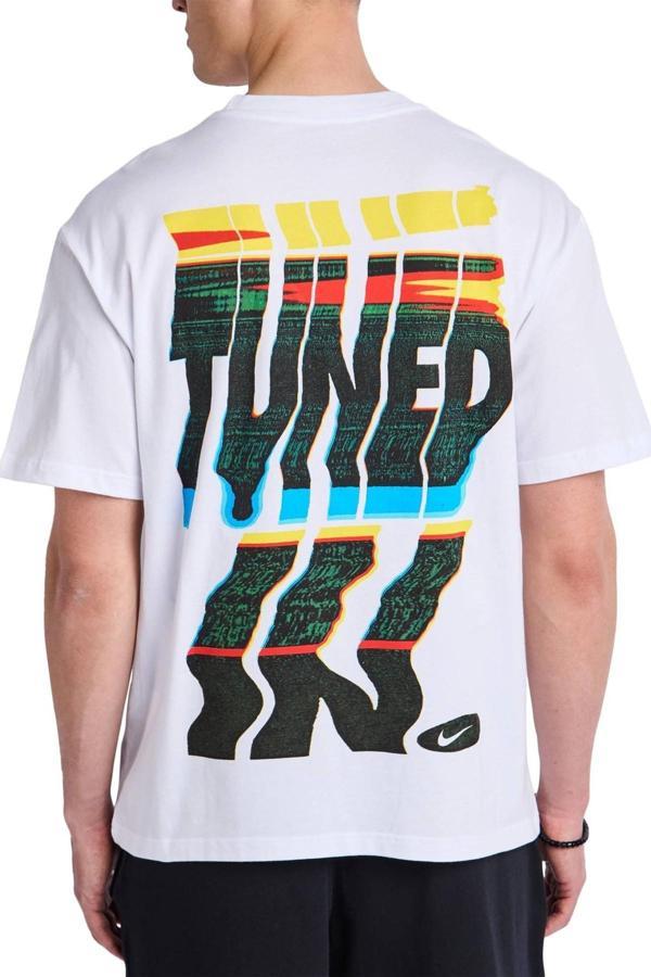 Nike Tee Max90 OC Festival Loose Fit Geniş Kalıp Erkek Tişört Beyaz - Image 1