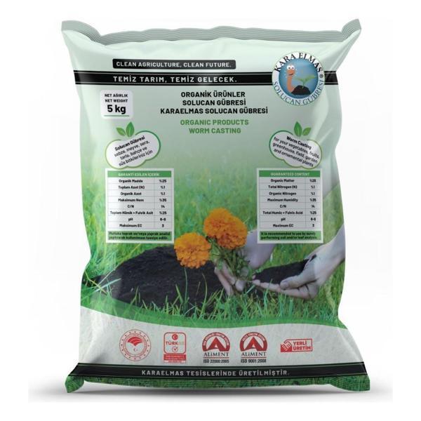 KaraElmas Solucan Gübresi 5 kg - Image 1