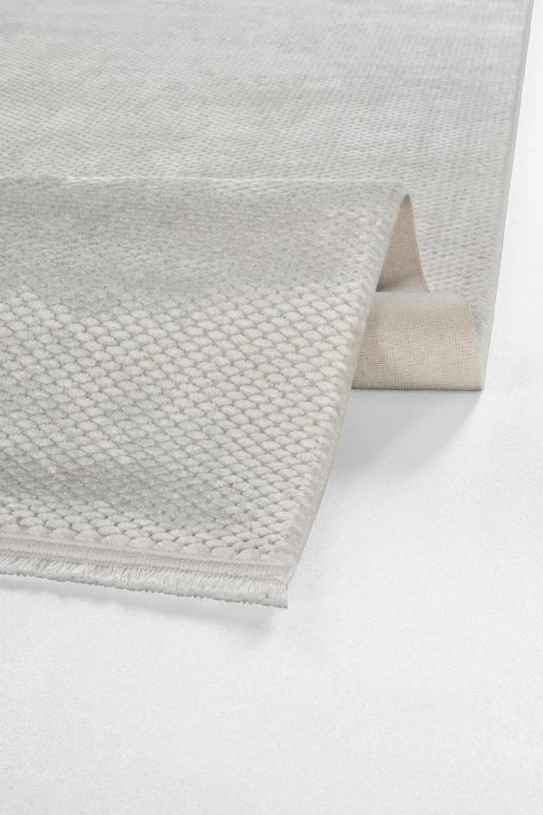 Apex Truva 6663 Gri Akrilik Modern Makine Halısı - Image 1