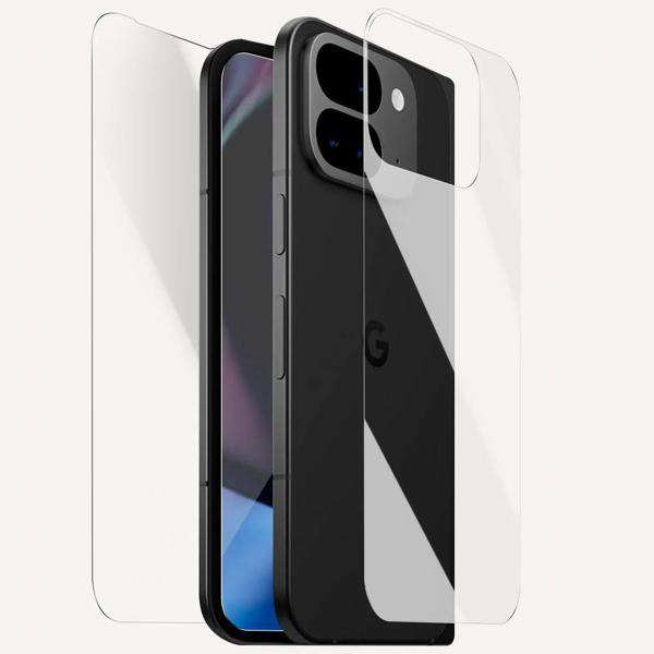 Google Pixel 9 Pro Fold Uyumlu Ön+Arka Body Şeffaf Ultra koruyucu Nano Jelatin - Image 1