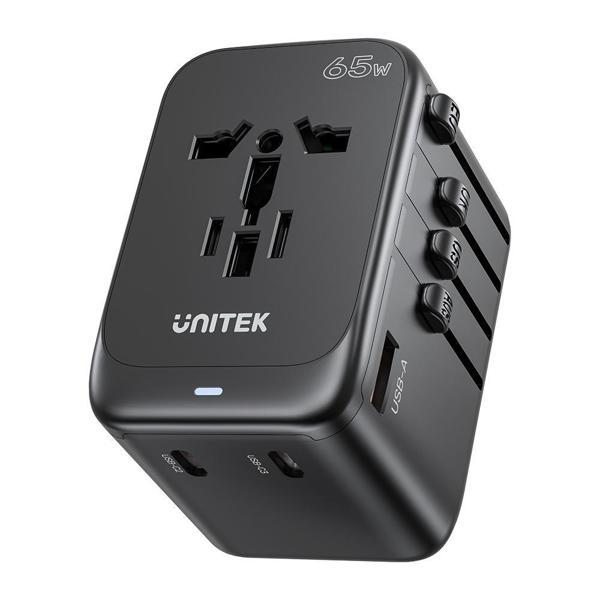 Unitek 65W Universal Travel Adaptör (P1122ABK) - Image 1