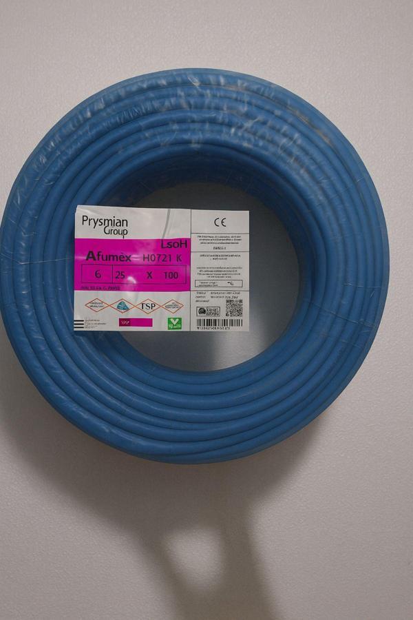 Prysmian Prysmian 1X25Mm Hf Nyaf H07Z1-K Kablo (Mavi) 100M - Image 1