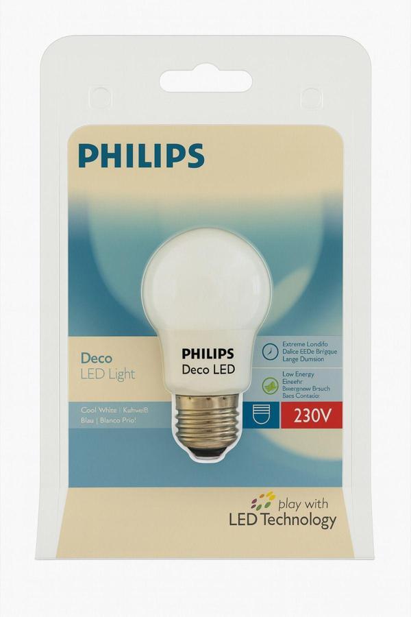 Philips Philips Deco Led Lıght Cool Whıte(Beyaz) 230V 1W E27 - Image 1