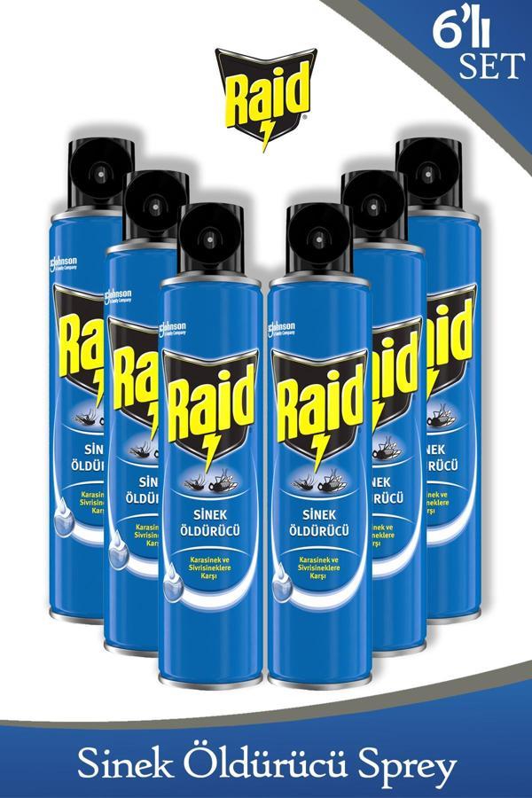 Sivrisinek ve Karasineklere Karşı Sinek Öldürücü Sprey 300 Ml x 6 Adet - Image 1