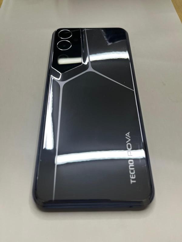 Tecno Pova Neo 2 Uyumlu Arka Kapak Kasa Full Siyah - Image 1