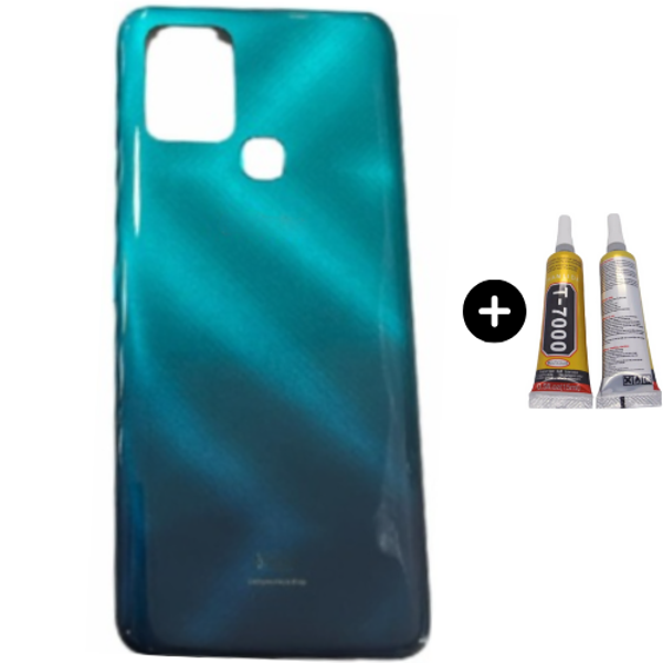 İnfinix Hot 10 Uyumlu Arka Kapak Yeşil + B7000 - Image 1