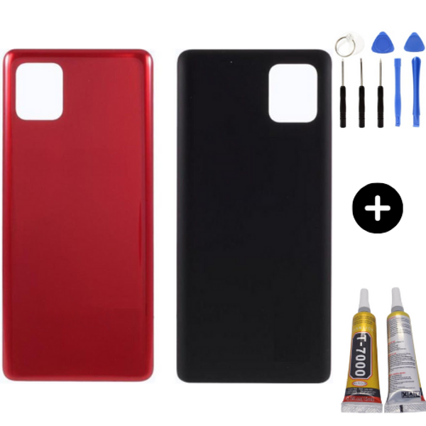 Samsung Galaxy Note 10 Lite SM-N770F Uyumlu Arka Pil Kapağı Kırmızı + Montaj Seti - Image 1