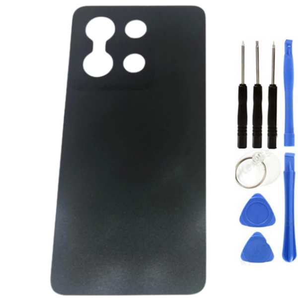 Vivo Y36 Uyumlu Arka Pil Kapağı Siyah + Tamir Seti - Image 1