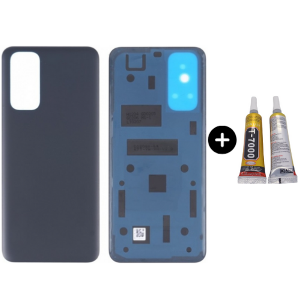 Redmi Note 11S Uyumlu Arka Pil Kapağı Siyah + B7000 - Image 1