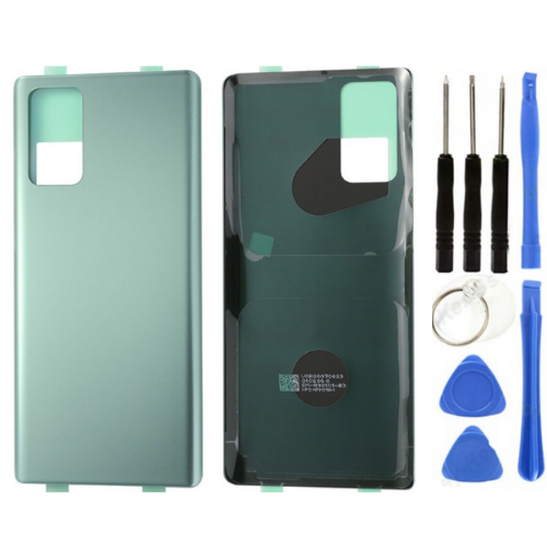 Samsung Galaxy Note 20 SM-N980 Uyumlu Arka Pil Kapağı Yeşil + Tamir Seti - Image 1