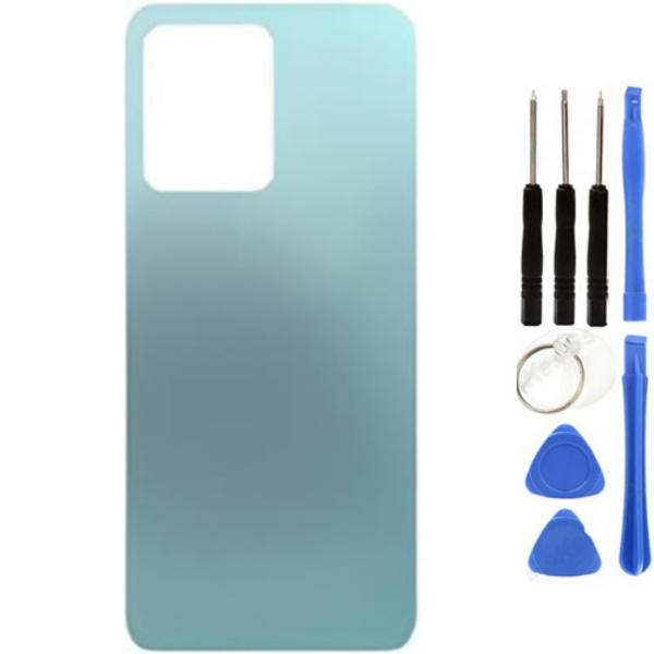 Redmi Note 12 Uyumlu Arka Pil Kapağı Mavi + Tamir Seti - Image 1