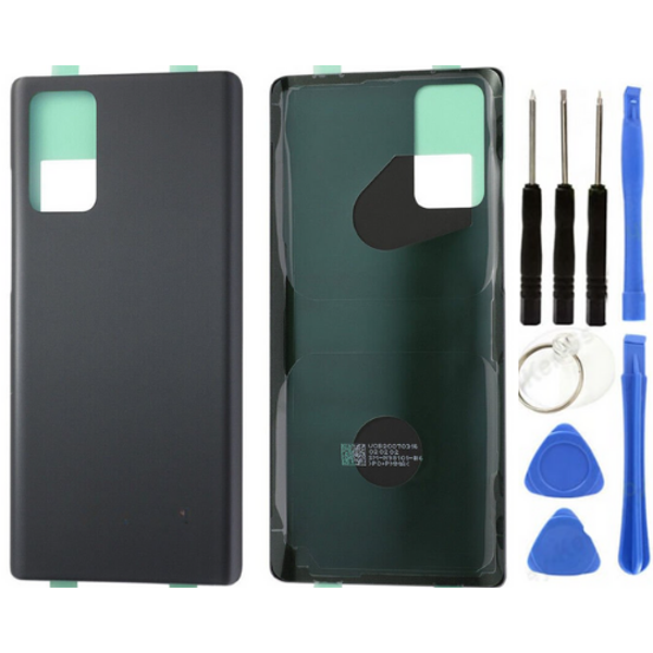 Samsung Galaxy Note 20 SM-N980 Uyumlu Arka Pil Kapağı Siyah + Tamir Seti - Image 1