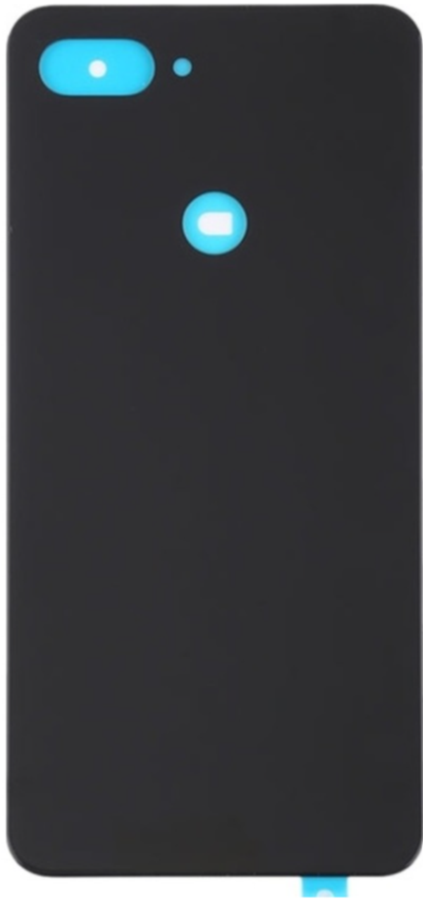 Xiaomi Mi 8 Lite Uyumlu Arka Pil Kapağı Siyah  - Image 1