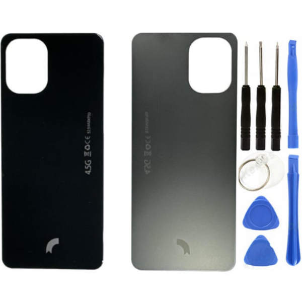 Reeder S19 Max Pro Uyumlu Arka Pil Kapağı Siyah + Tamir Seti - Image 1