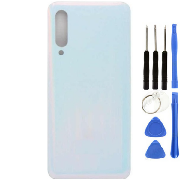 Xiaomi Mi 9 Uyumlu Arka Pil Kapağı Beyaz + Tamir Seti - Image 1