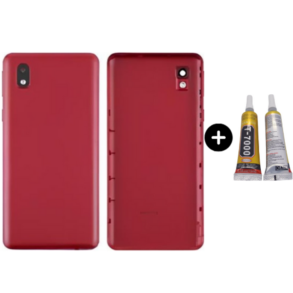 Samsung A01 Core SM-A013F Uyumlu Arka Pil Kapağı Kırmızı + B7000 - Image 1