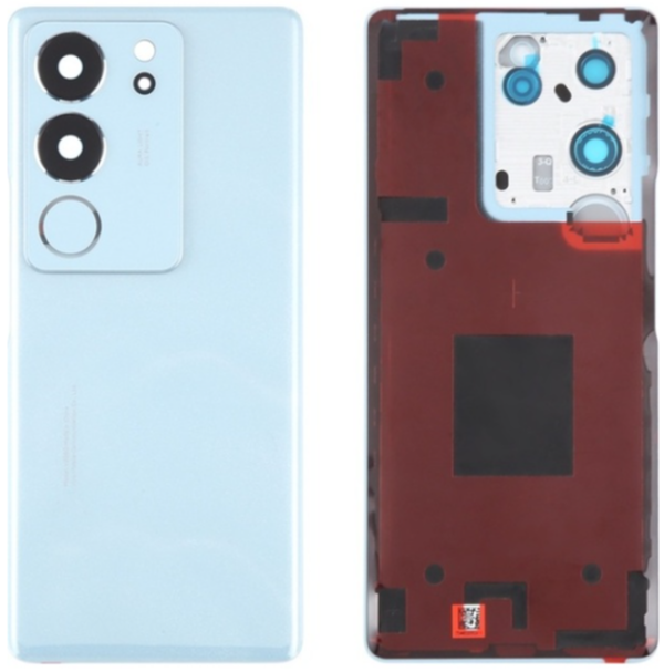 Vivo V29 Uyumlu Arka Pil Kapağı Mavi - Image 1