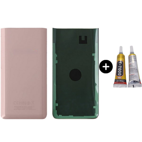Samsung A80 SM-A805F Uyumlu Arka Pil Kapağı Gold + B7000 - Image 1