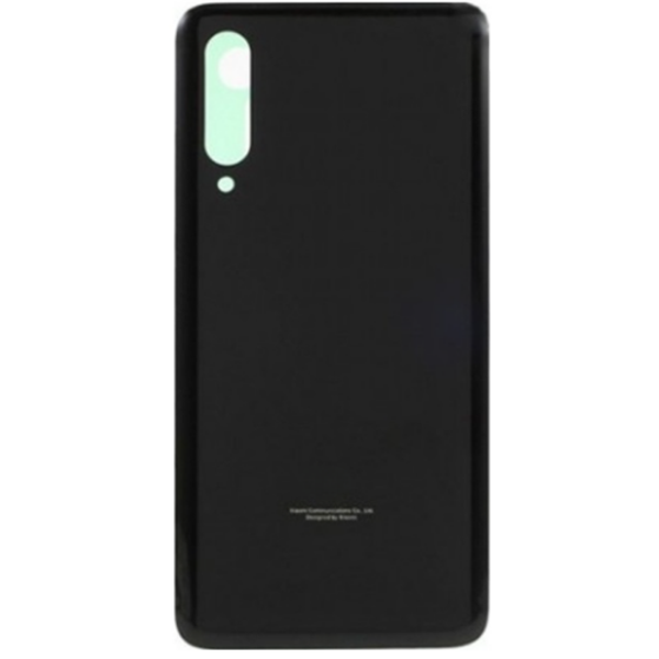 Xiaomi Mi 9 Uyumlu Arka Pil Kapağı Siyah  - Image 1