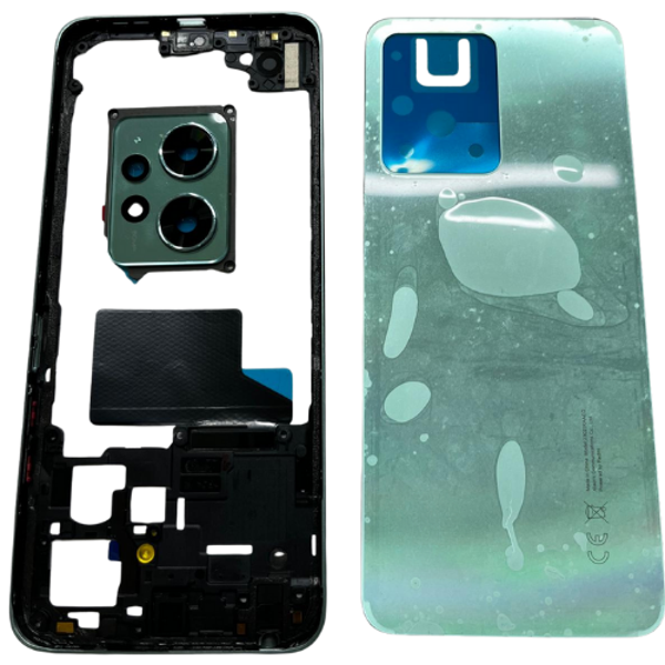 Redmi Note 12 4G  Uyumlu Arka Kapak Kasa (Yeşil) + Orta Çıta - Image 1