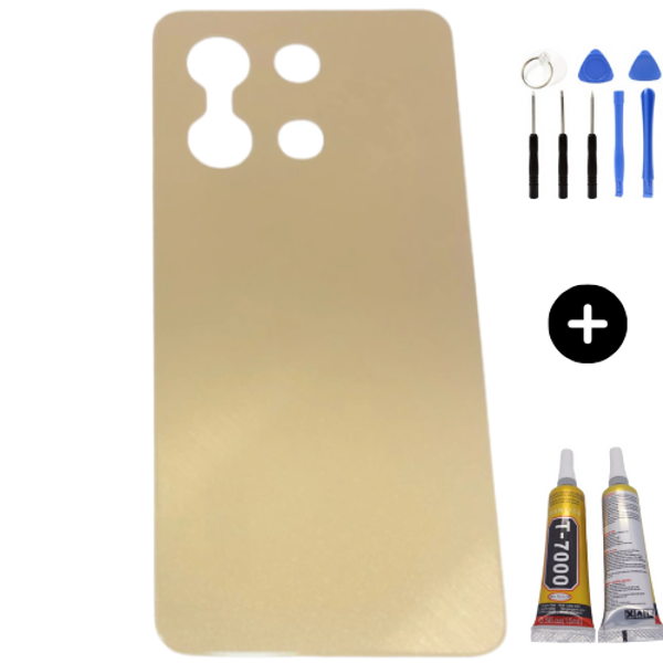 Vivo Y36 Uyumlu Arka Pil Kapağı Gold + Montaj Seti - Image 1