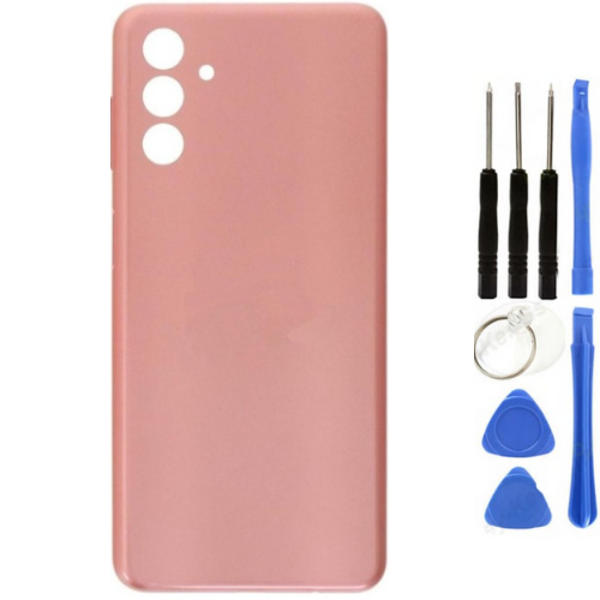 Samsung A04S SM-A047 Uyumlu Arka Pil Kapağı Pembe + Tamir Seti - Image 1